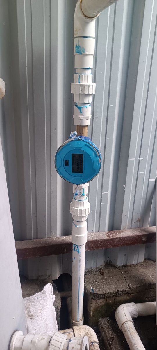 RO plant flow meter at FoodSwing, Mahindra World City Chennai