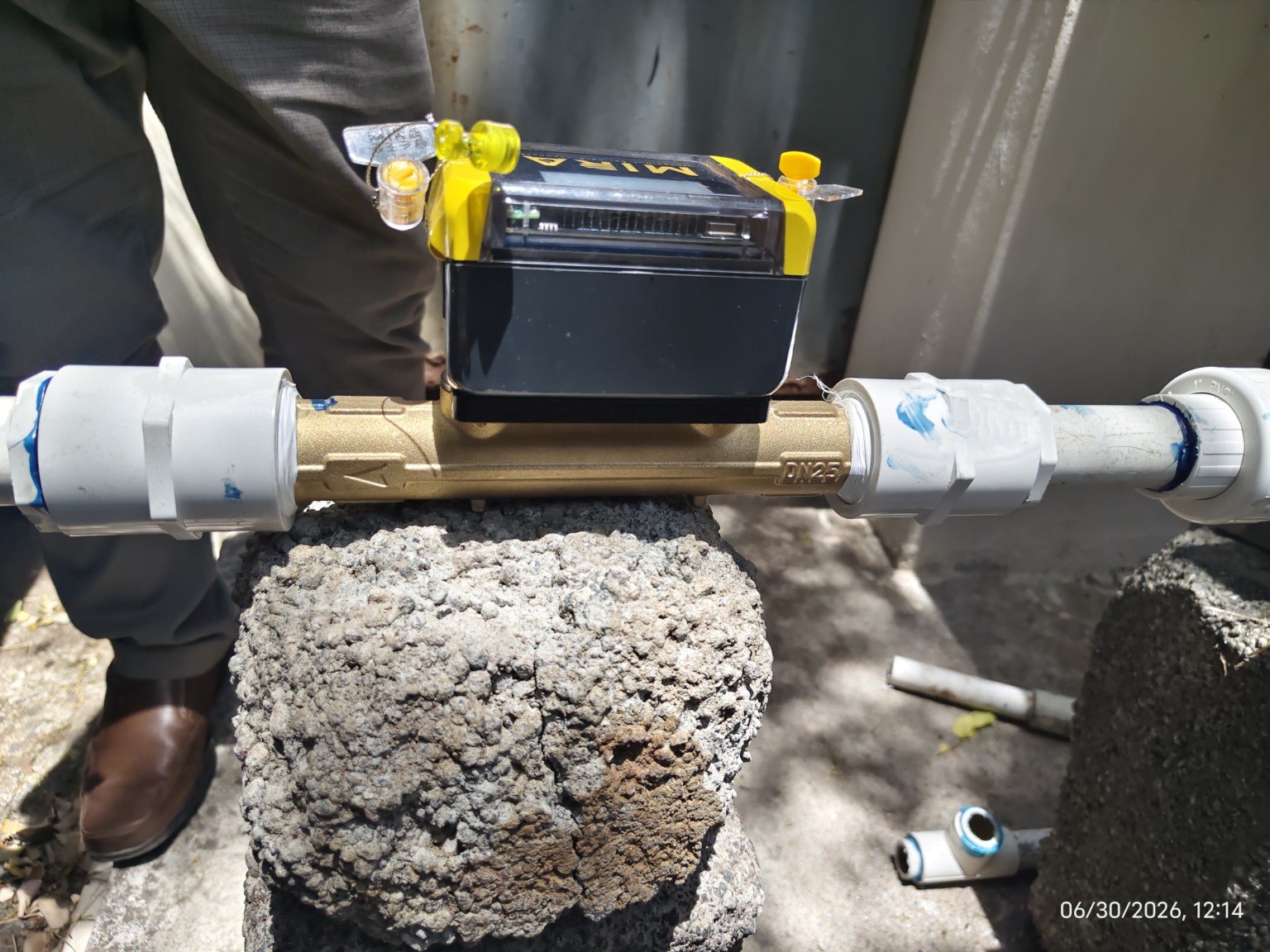 Flow meter installation at Timken, Mahindra World City